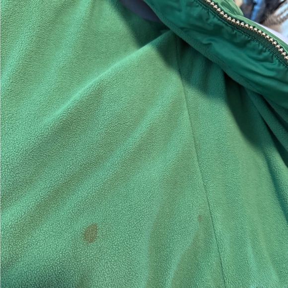 Gymboree Silver Puffer Vest and Green Puffer Hooded Vest - Picture 6 of 8